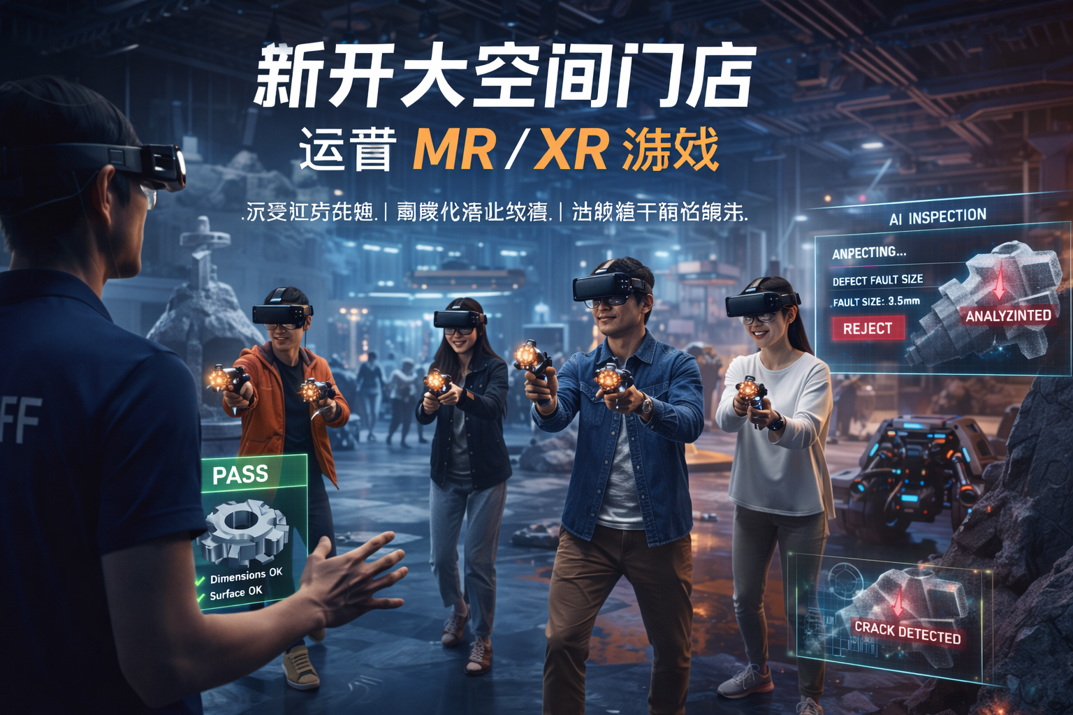 新开大空间门店，运营MR/XR游戏的机遇与实践路径