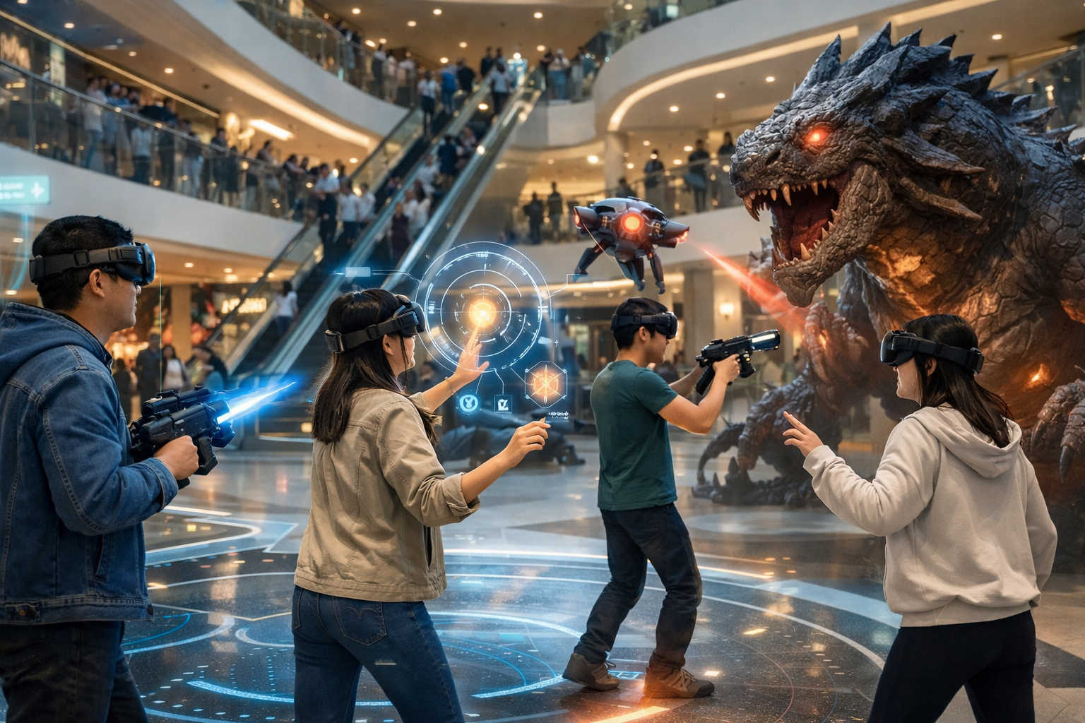 MR游戏在商场开店：新一代线下娱乐业态的破局之路