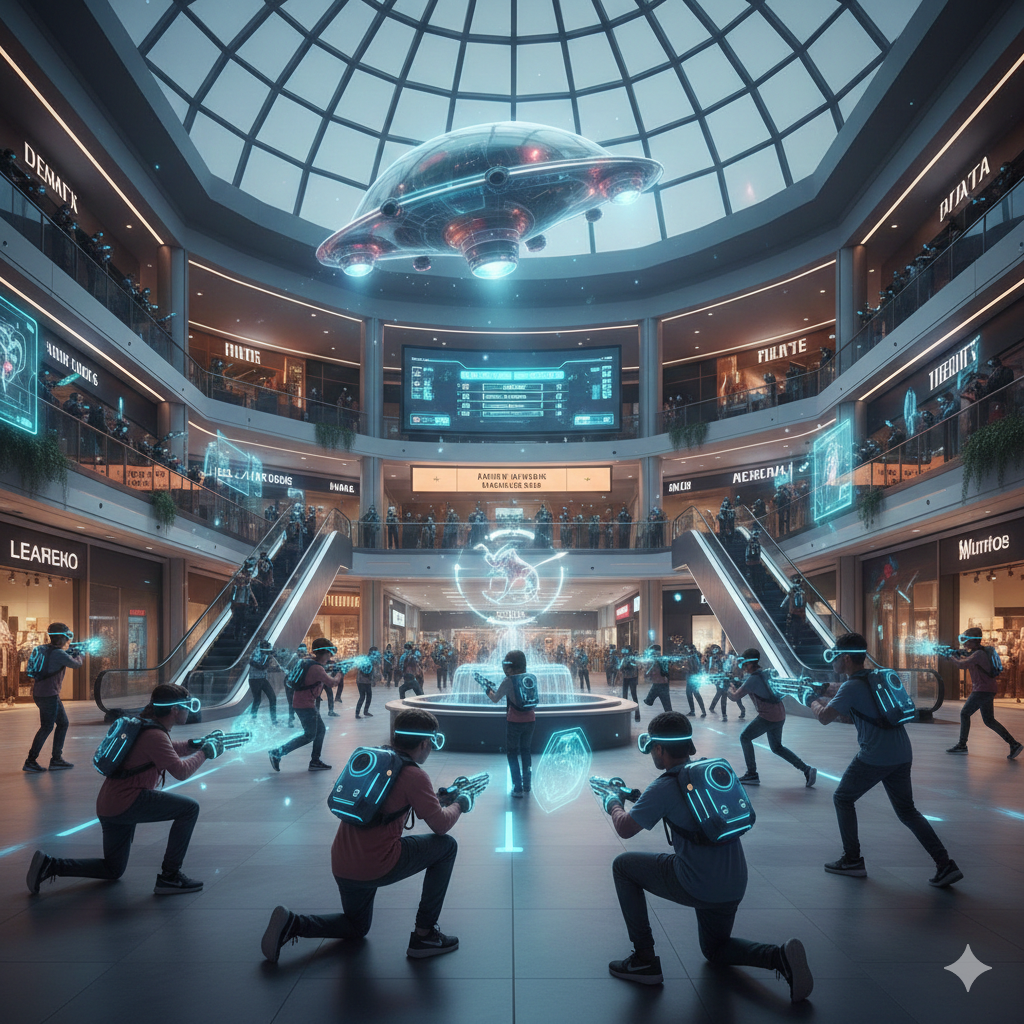XR大空间游戏：商场转型的沉浸式未来