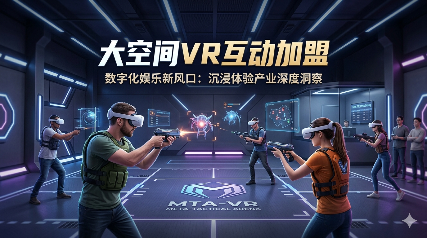 数字化娱乐新风口：大空间VR沉浸互动产业服务商的深度洞察与加盟指南