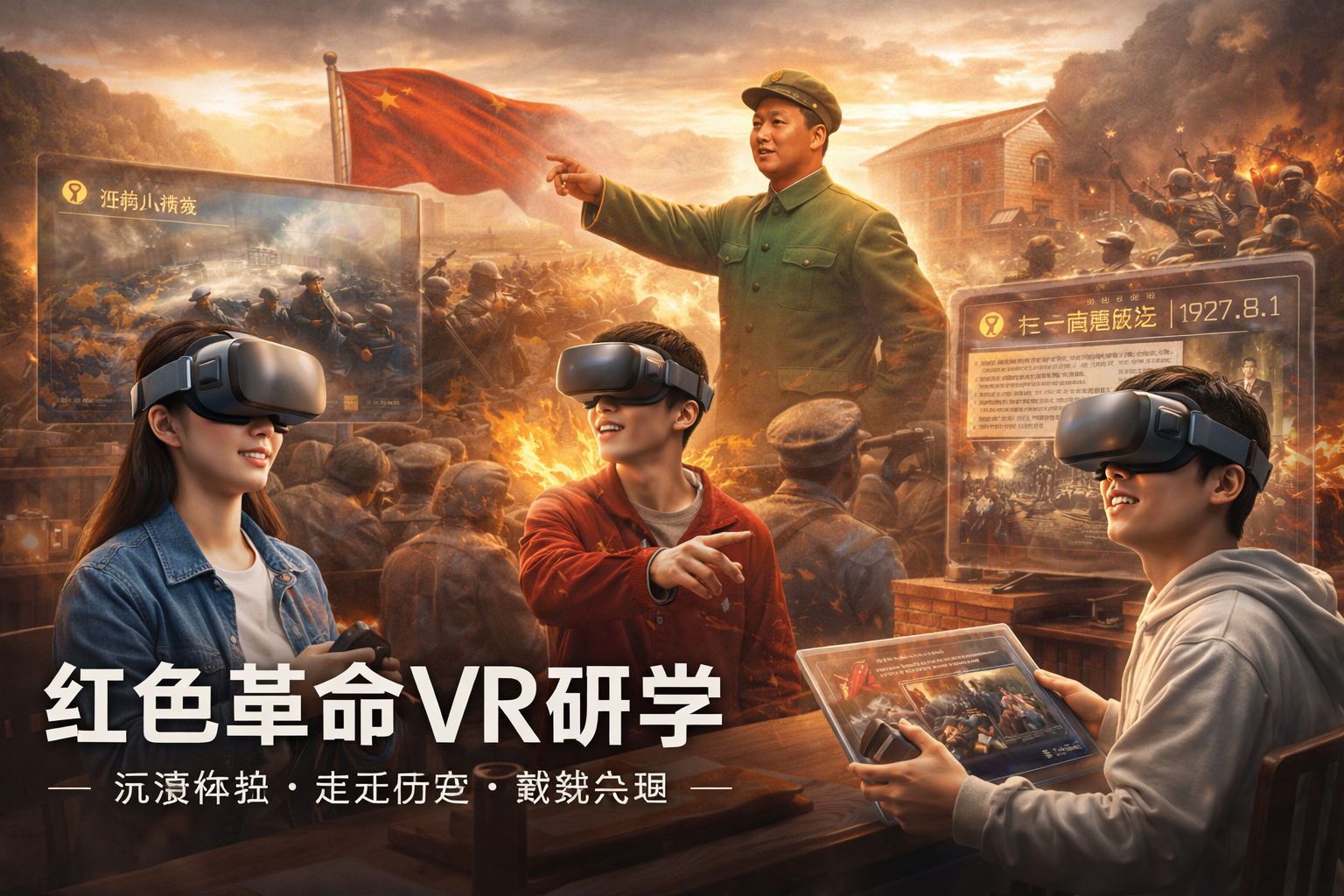 红色革命VR研学：沉浸式技术重塑红色教育新范式