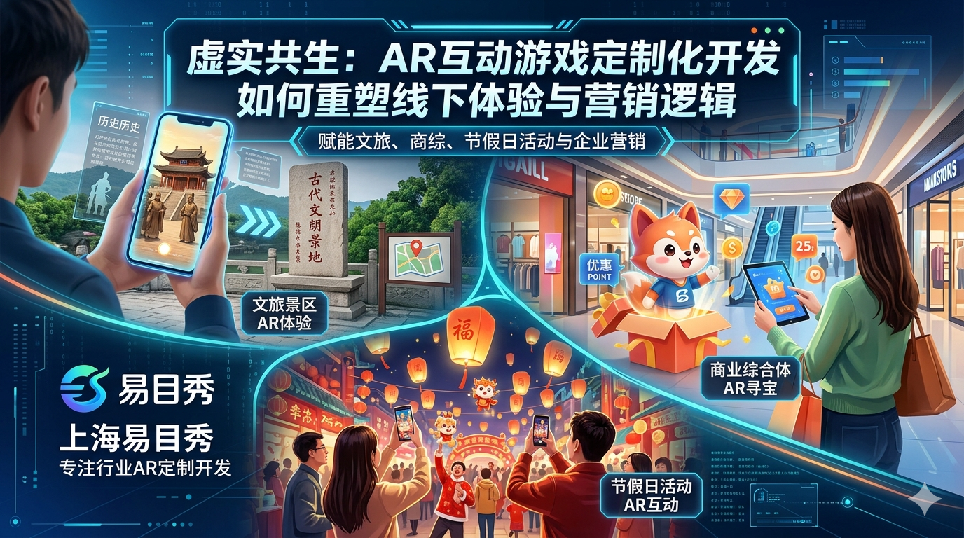 虚实共生：AR互动游戏定制化开发如何重塑线下体验与营销逻辑
